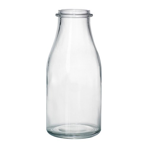 IKEA ENSIDIG -Vase Klarglas - 18 cm