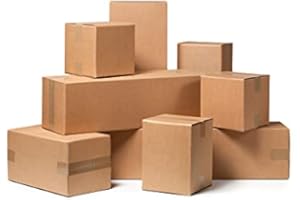 IMBALLAGGI POINT Boîtes en carton Havane 60 x 40 x 40 cm Boîtes d'emballage d'expédition cartons déménagement boîtes en carton ondulé légères solides et résistantes – lot de 5 – Fabriqué en Italie