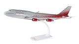 fotos de maquetas de aviones de combate Herpa Wings Herpa 611244 Rossiya Airlines Boeing 747-400 - Kit de maquetas de avión