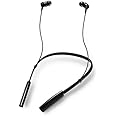 Wireless Neckband Bluetooth Earphones, In-Ear Headphones with Magnetic Buds, Black