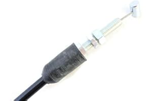 LINMOT GSUOGN125 Throttle Cable Gas Cable for Suzuki GN 125 (82-03) Open Bowden Cable Black