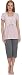 Italian Fashion IF Women's Nursing Pyjama Felicita 0225 (Apricot/Grey, M)