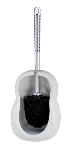 Wenko 20859100 WC-Garnitur Eule – Keramik, 12,7 x 13,9 cm, weiß - 3