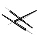 TOOGOO(R) Nail Art Brushes- Professional Nail Art Brushes- Sable Nail Art Brush Pen, Detailer, Liner Set of 3