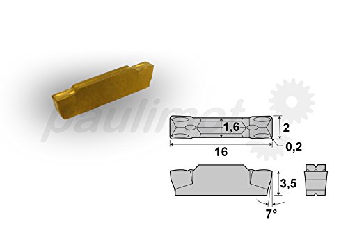 PAULIMOT Schneidplatte MGMN200 2 mm für Abstechstahl