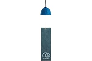 Iwachu Campana Feng Shui Furin, Ferro Colato Giapponese, Blu, 5,5 cm