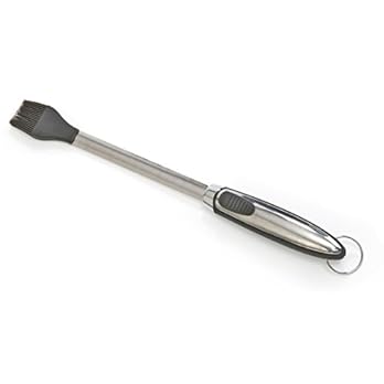 Benelando Grillpinsel 43 Cm Aus Edelstahl Mit Silikonborsten