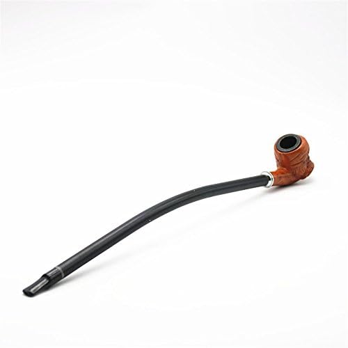 Kenyr The wooden hand carved pipe old head pipe plastic pipe smoking set