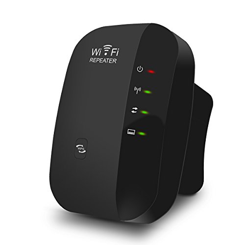 Preisvergleich Produktbild Wifi Reichweite Extender, Aumkoo Wifi Repeater Wireless Netzwerk Long Range Extender Signalverstärker Booster Netzwerkadapter Repeater / Access Piont-Modus mit WPS-Taste