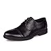 Produktbild MMJ Herrenschuhe, Frühlingsfallen Leder Lace Up Formal Business Shoes, Wedding Night Club Party & Evening,Black,41