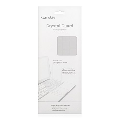 kwmobile Tastaturschutz Apple MacBook Pro 13″ / 15″ (ab 2016) Touchbar – QWERTZ Silikon Laptop Tastaturfolie – Notebook Tastaturschutzfolie Transparent - 6