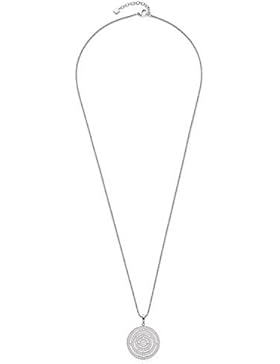 Leonardo Jewels Damen Halskette Rotare Edelstahl Glas silber 85 cm 016330