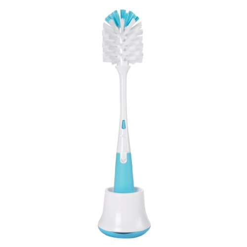 OXO Tot Bottle Brush with Teat Cleaner and Stand (Aqua)