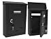 Produktbild Briefkasten Postkasten Zeitungskasten Schwarz 305 x 210 x 60 mm Model DKB01