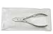Blizzard Podiatry CONCAVE Toe Nail Clipper Nipper - Patient Use Only Chiropody Cutter Instrument With CHEQUERED Handles - 12cm Stainless Pedicure Plier - CE Approved Foot Care Tool
