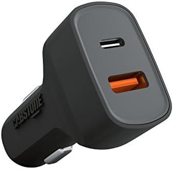 Cabstone 6 mA Quick Charge USB Car Charger - Black