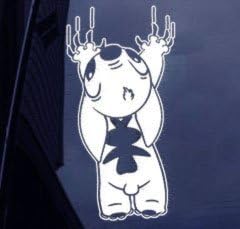 Stitch Scratch Car Decal by Sticker Styles