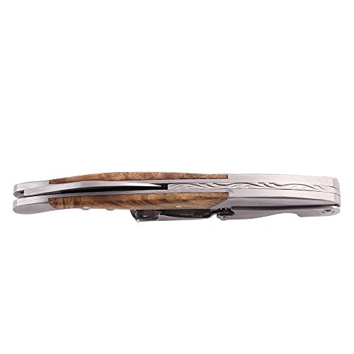 Korkenzieher -Smaier Premium Rosenholz Kellner Griff All-in-one-Wein-Öffner, Flaschenöffner und Folienschneider – Best Bar Weinzubehör und Geschenke - 7