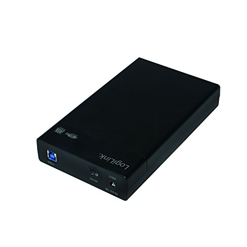 LogiLink UA0276 USB 3.0 Gehäuse Schutz für 88,9 cm (3,5 Zoll) SATA HDD schwarz