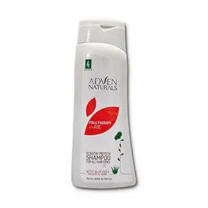 ADVEN NATURALS Keratin Protein Shampoo with ABC || Pack Of 2 (200MLx2) || Sold By Homeolav?