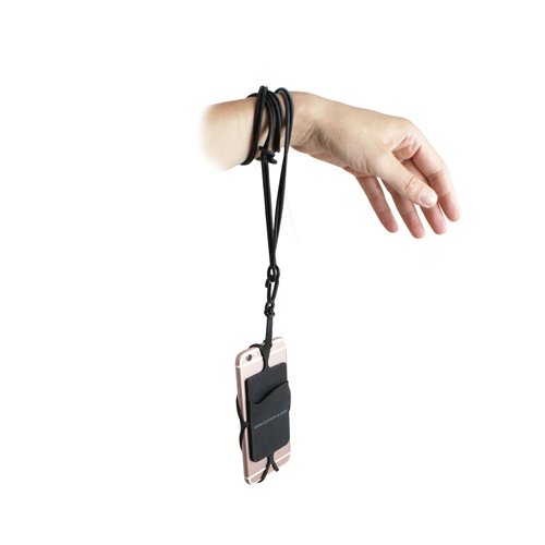 Spiderbag Smartphone Halsband UmhÃ¤ngeband Trageband von System-S (schwarz)