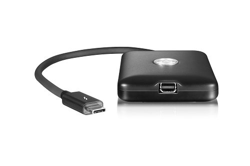 AKiTiO T3T, Thunderbolt 3 auf Thunderbolt (2) Adapter, USB-C, schwarz - 2