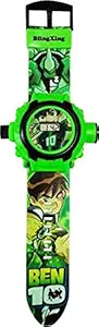 KASBA Digital 24 Images BEN-10 Projector Watch for Kids Digital Watch for Kids Digital Watch for Boys (Multicolor)