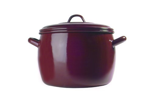 Preisvergleich Produktbild Der Stern – Topf Emaille Dachziegel bombeada 12 cm