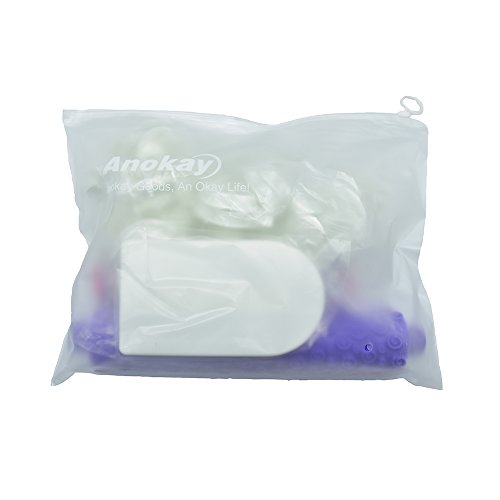 Anokay DIY 54tlg. Backen Fondant Stempel Tortendeko Ausstecher Ausstechformen Auswerfer Modellierwerkzeug Glätter Fondant Formen Marzipan-Messer Kuchendekoration Set Backen mit Spritzbeutel - 5