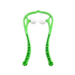 Neck Massager 1Pcs Neck Cervical Massager Manual Shoulder Neck Therapeutic Deep Tissue Massager Trigger Point Massage Tool for Neck Muscle Pain Relief