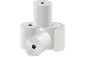 FD FAIRDEAL CASH & CARRY 57x57mm Premium Thermal Paper Rolls - Pack of 20 for PDQ, POS, EPOS, Cash Registers (57 x 57 mm)