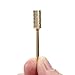 MAKARTT® 10 pcs Carbide Nail Drill Bit Pedicure Middle Electric Drill Bits Nail File Gold for Nail Art Tools Accessory