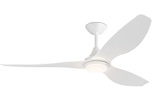 VENTYLY ANETO Ventilador de techo blanco con luz - Motor DC - Ø 132 cm