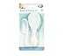 First Steps Baby Hair Brush & Comb Set in White Soft & Gentle for Baby