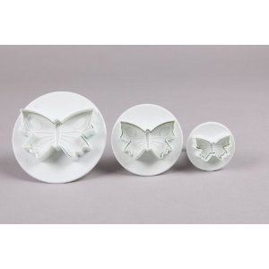 Preisvergleich Produktbild fitTek Sugarcraft Schmetterlings-Ausstechformen, klein, 3 Stück