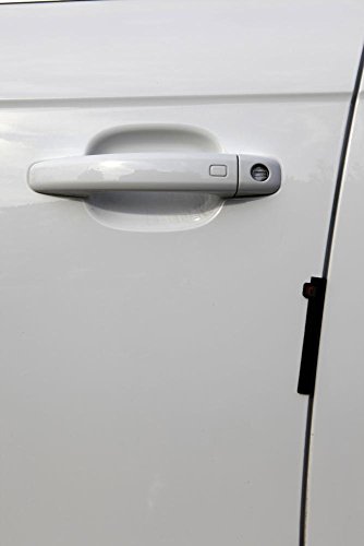 Rati r-stick® Türkantenschutz schwarz für 4 Türen, Türschutz, Türkantenschoner, Türschoner für Fahrer- und Beifahrerseite und hintere Türen - 2