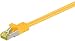 Produktbild Patchkabel S/FTP, m. CAT 7 Rohkabel, Gelb, 15m, LSZH, RJ45 (CAT 6A) Stecker