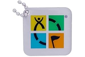 ‎GEO-VERSAND geo-versand Geocaching Logo Travel Tag - Four Color Traveltag Travelbug Logo Retro bunt Tb