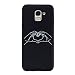 Produktbild Everainy Kompatibel für Samsung Galaxy J6 2018 Hülle Silikon Bumper Gummi Kreativ Neu Cover Hüllen Galaxy J6 2018 Handyhülle Einfach Stoßfest TPU Stoßstange Schwarz Schutzhülle (Liebe)