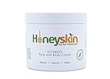 Nuestra SUPERIOR, NATURAL Organic Nutrient Rich Cream utiliza Miel de Manuka de grado médico potente para la curación, Ingredientes botánicos como Cehami y Plumeria para el dolor y la inflamación, así como MSM, Aloe vera, manteca de karité, aceite de coco y algas verdes azules para calmar y rejuvenecer la piel a nivel celular, brindándole a la piel lo que PIDE