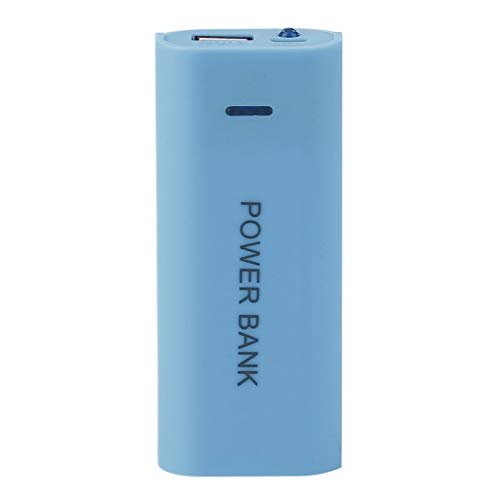 Preisvergleich Produktbild Peepheaven USB Mobile Power Bank Hülle Externes Akkuladegerät Powerbank Case -blau