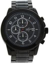 Reloj hombre Louis Villiers acero negro 47 mm lv1015