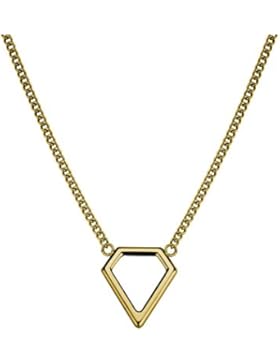 LIEBESKIND BERLIN Damen-Kette mit Anhänger Edelstahl mattiert 46 cm - LJ-000-N-45