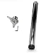 Produktbild Bulk Hardware BH00123 60 x 710 mm Chrom-Tischbein und Befestigung, Weiß,
