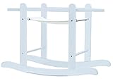 Little Gem Moses Basket Rocking Stand (White)
