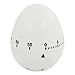 Produktbild Dimart White Plastic Shell Egg Shape 60 Minute Kitchen Timer