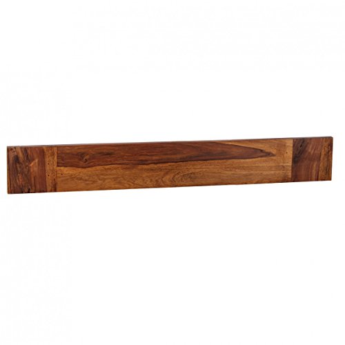 FineBuy Handtuchhalter Massivholz Sheesham 110 cm Wand-Regal Landhaus-Stil Bad-Zubehör Badezimmer-Möbel Natur-Produkt Badregal Design Handtuchständer Naturholz unbehandelt Badablage zum Aufhängen - 6