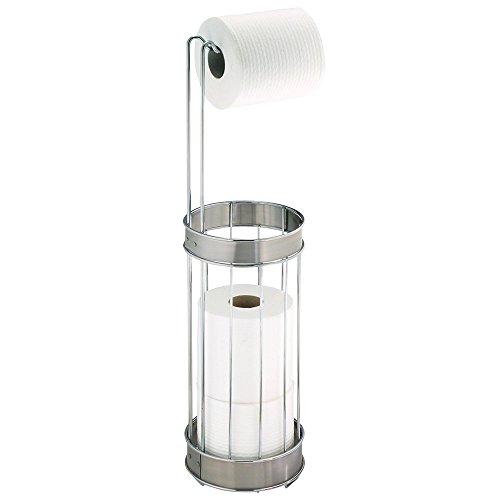 InterDesign 36210EU Bruschia Toilettenpapierhalter, chrom / edelstahl gebürstet