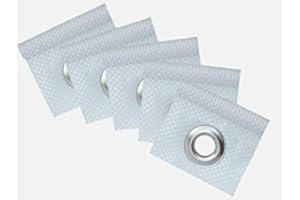 GeKaHo 5 x Kederöse für Kederschiene weiß/schwarz D=7,5 mm Camping Öse Kederband Vorzeltkeder