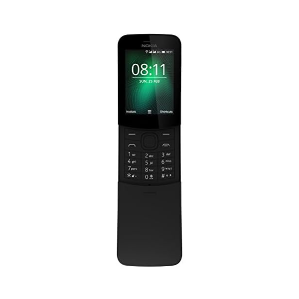 Nokia 8110 (2,45 Zoll QVGA Display, 2MP Kamera mit LED Blitz, MP3 Player, FM Radio, Weckfunktion, spritzwassergeschützt (IP52), Bluetooth 4.1) – Bild 3